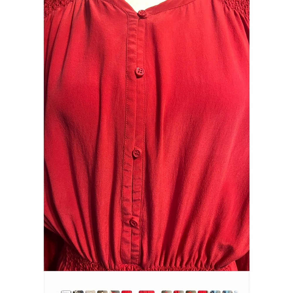 Vanessa Bruno Athé Vibrant Red Silk Dress.
Size 40 Fr, 8 US EUC - Picture 9 of 14